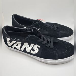 Vans Men's Sk8 Low Hi Def Shoes - Black / White Skate Sneakers NEW